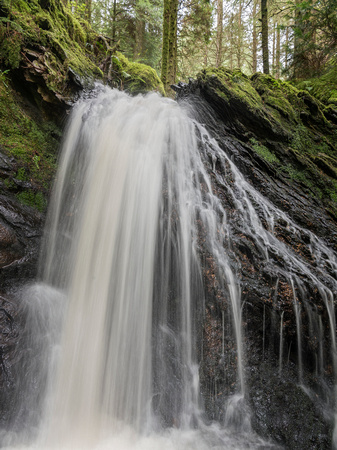 Upper Pucks Glen Waterfall