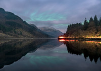 Loch Eck Aurora With Traveller