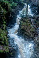 Glenbranter Waterfall In The Rain